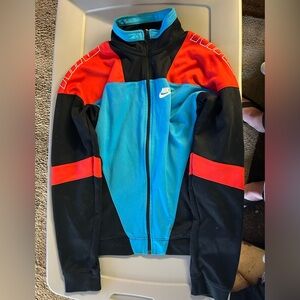 Nike jacket red,blue and black